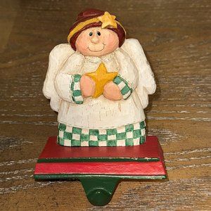 Vintage Christmas Stocking Holder Midwest of Cannon Falls ANGEL